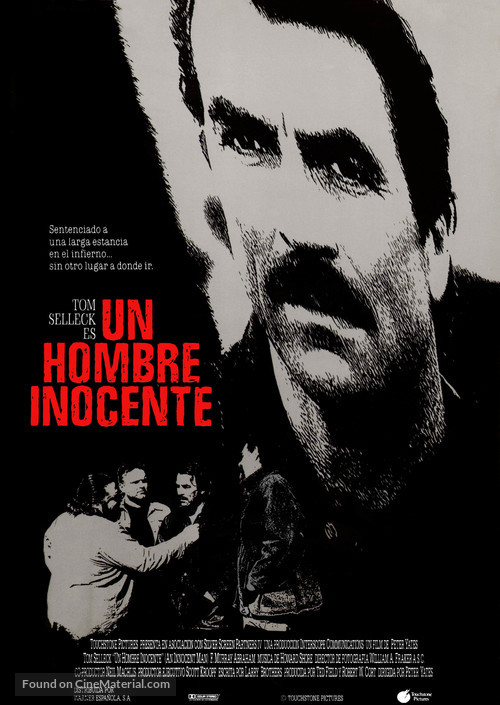An Innocent Man - Spanish Movie Poster