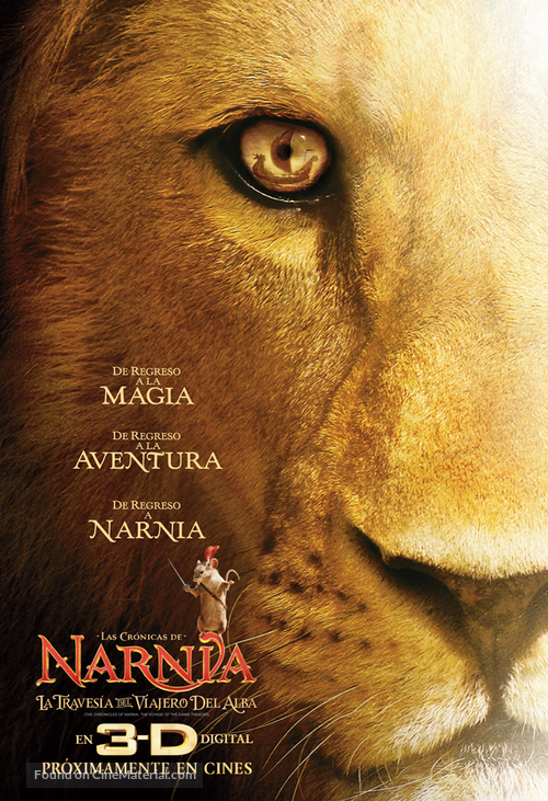 The Chronicles of Narnia: The Voyage of the Dawn Treader - Mexican Movie Poster