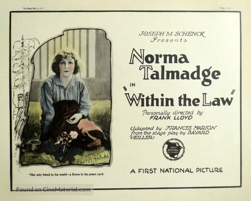 Within the Law - Movie Poster