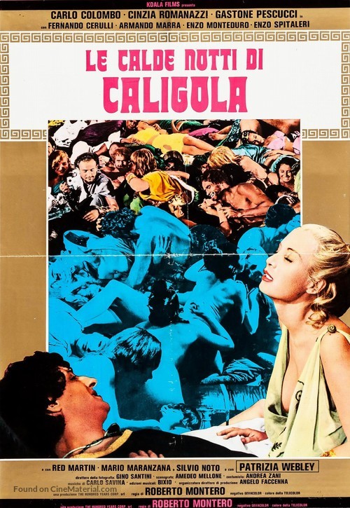 Le calde notti di Caligola - Italian Movie Poster