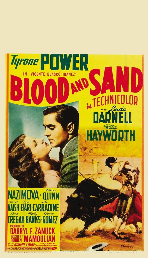 Blood and Sand - Theatrical movie poster