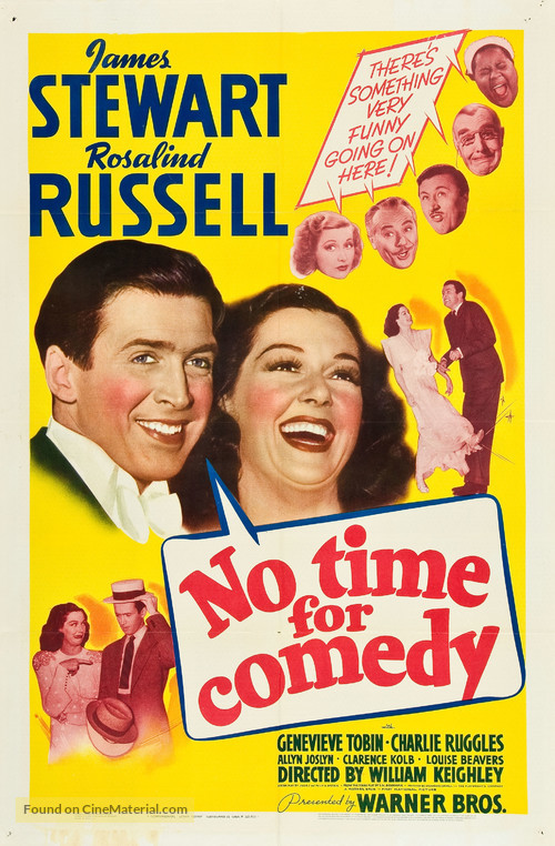 No Time for Comedy - Movie Poster