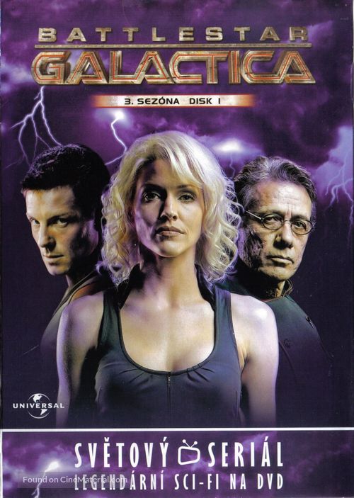 &quot;Battlestar Galactica&quot; - Czech DVD movie cover