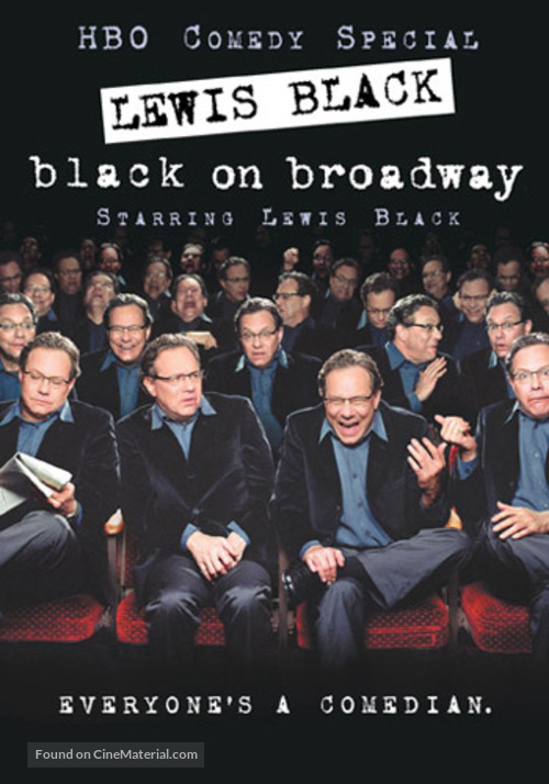 Lewis Black: Black on Broadway - DVD movie cover