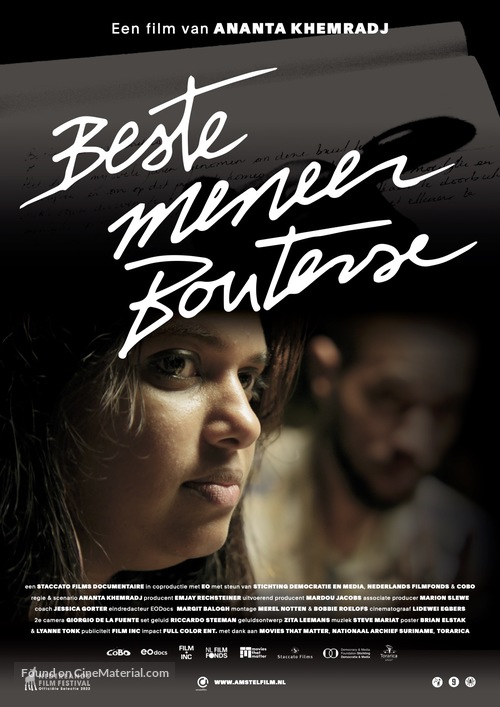 Beste meneer Bouterse - Dutch Movie Poster