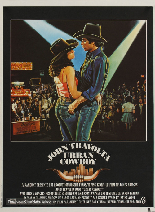 Urban Cowboy - French Movie Poster