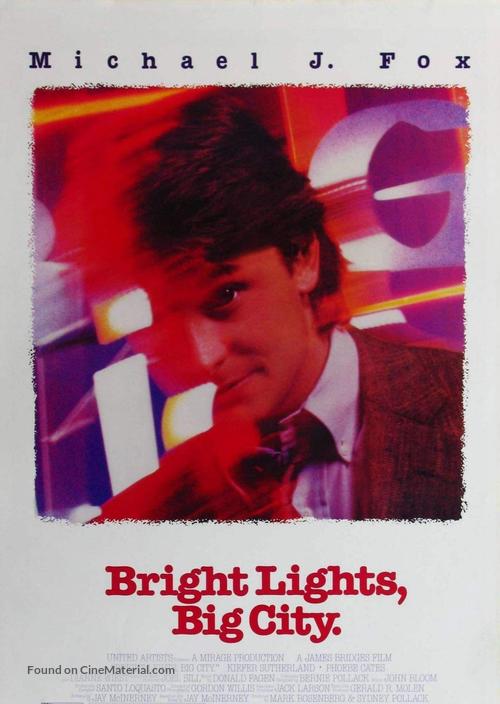 Bright Lights, Big City - Movie Poster