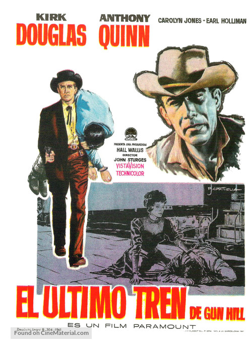 Last Train from Gun Hill - Spanish Movie Poster