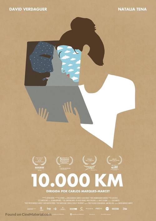 10.000 Km - Spanish Movie Poster