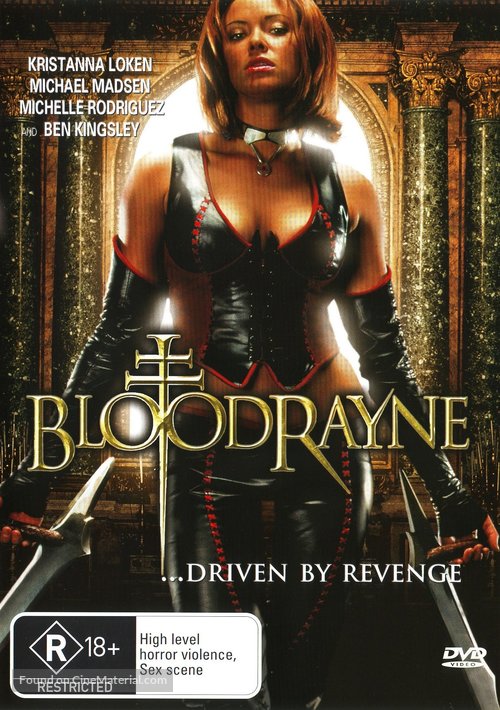 Bloodrayne - Australian DVD movie cover