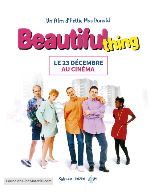 Beautiful Thing - French Re-release movie poster