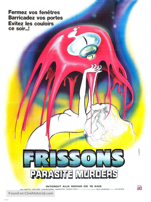Shivers - French Movie Poster