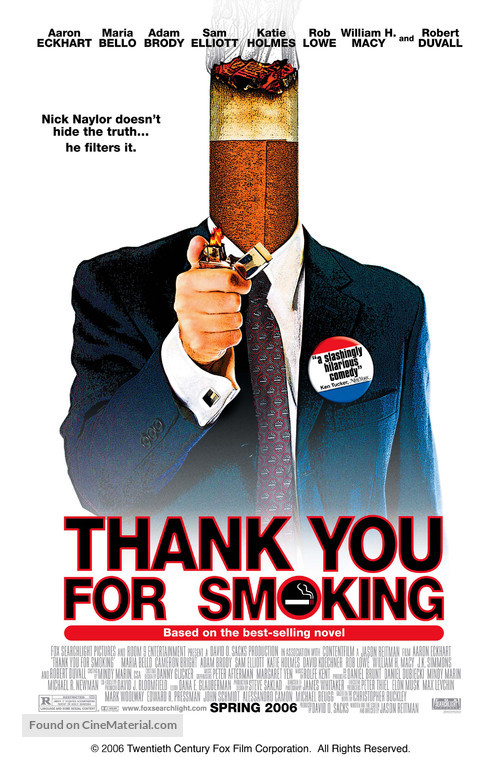 Thank You For Smoking - Movie Poster