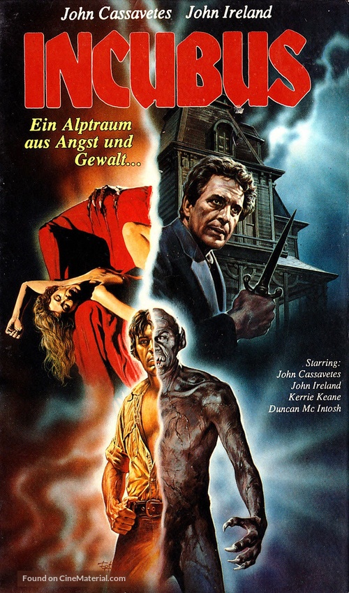 Incubus - German VHS movie cover
