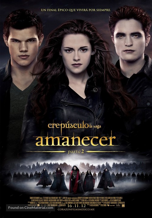 The Twilight Saga: Breaking Dawn - Part 2 - Mexican Movie Poster