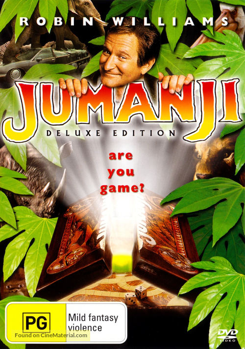 Jumanji - Australian DVD movie cover