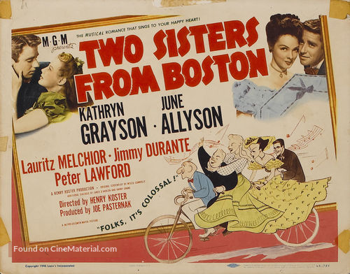 Two Sisters from Boston (1946) movie poster