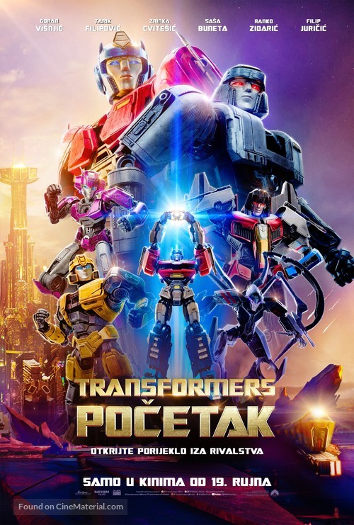 Transformers One - Croatian Movie Poster