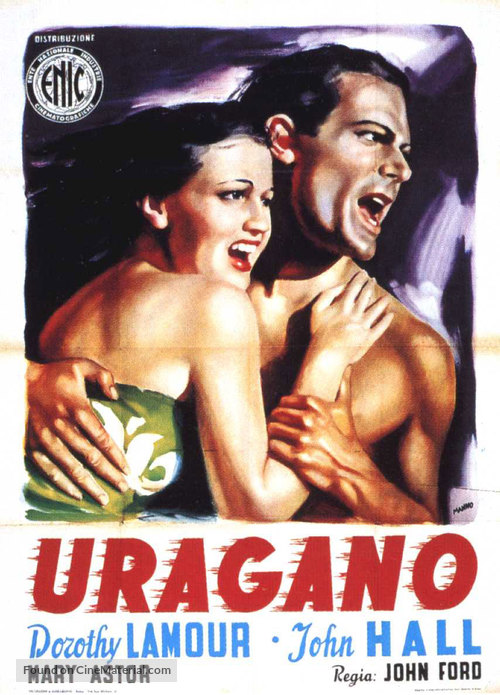 The Hurricane - Italian Movie Poster