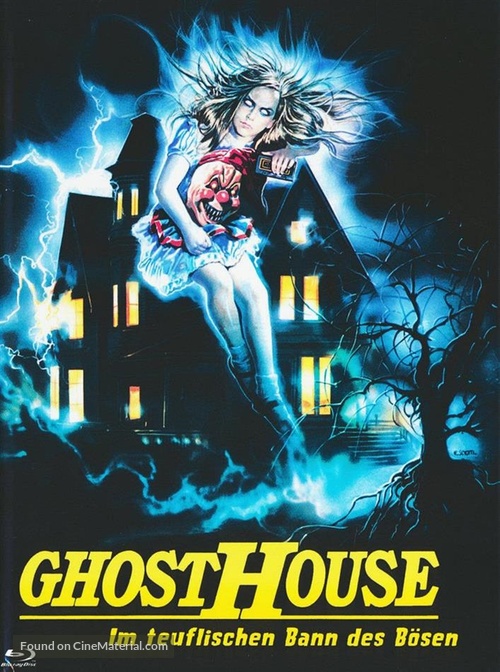 La casa 3 - Ghosthouse - German Blu-Ray movie cover