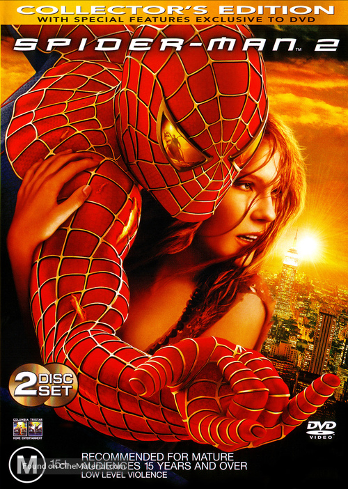 Spider-Man 2 - Australian DVD movie cover