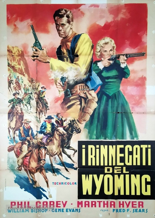 Wyoming Renegades - Italian Movie Poster