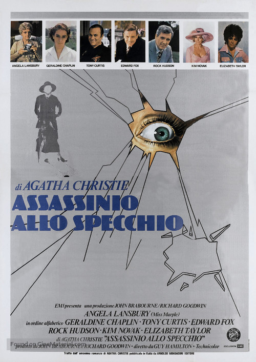 The Mirror Crack&#039;d - Italian Movie Poster