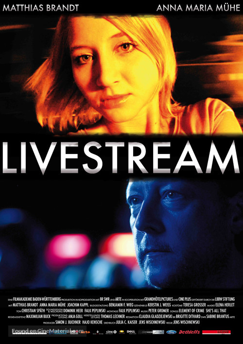 Live Stream - German Movie Poster