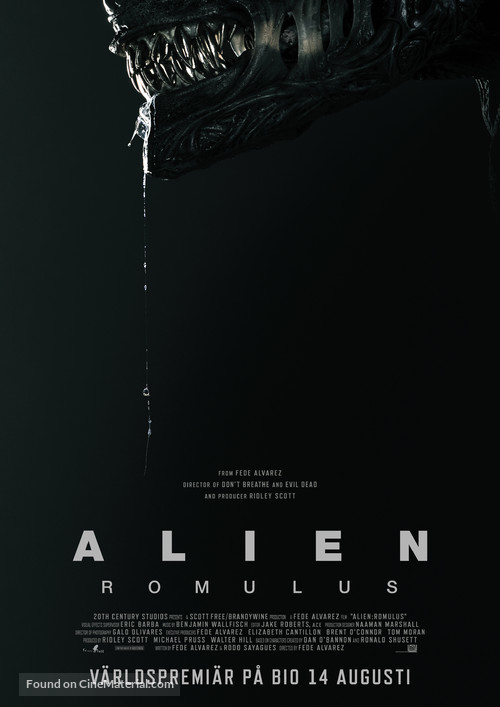 Alien: Romulus - Swedish Movie Poster