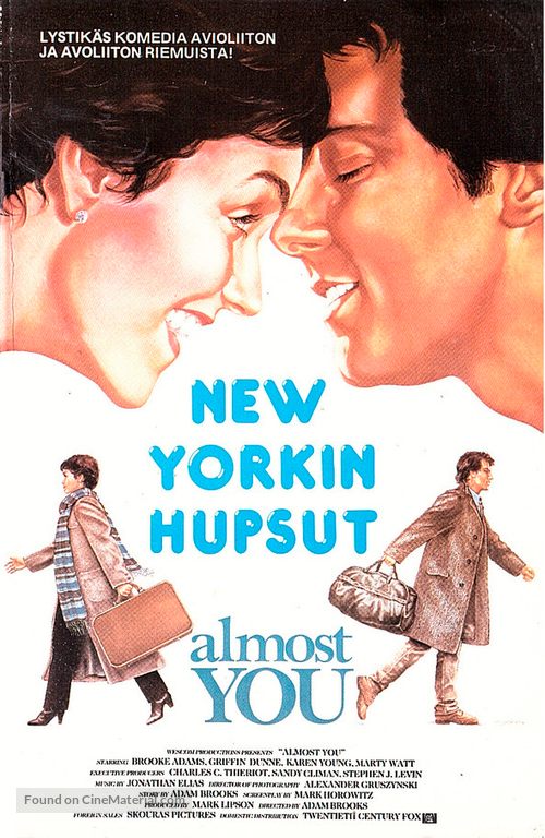 Almost You - Finnish VHS movie cover