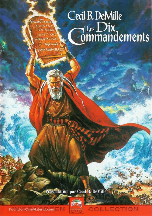 The Ten Commandments - French DVD movie cover