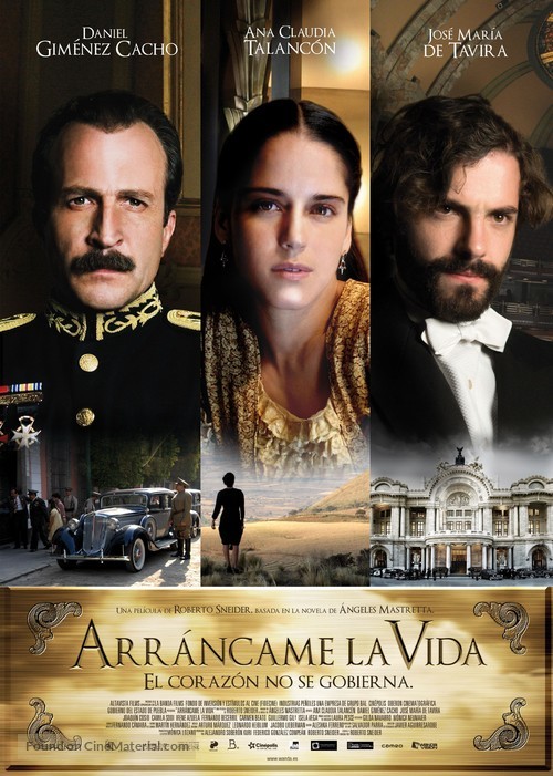 Arranc&aacute;me la vida - Spanish Movie Poster