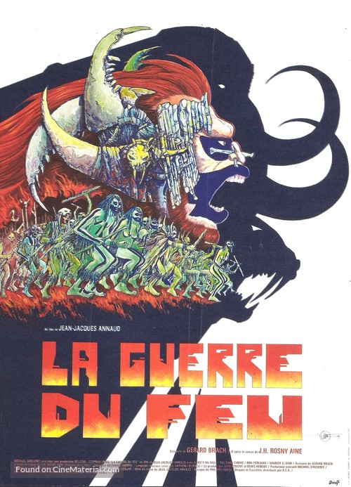 La guerre du feu - French Movie Poster