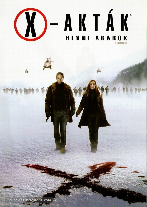 The X Files: I Want to Believe - Hungarian Movie Cover