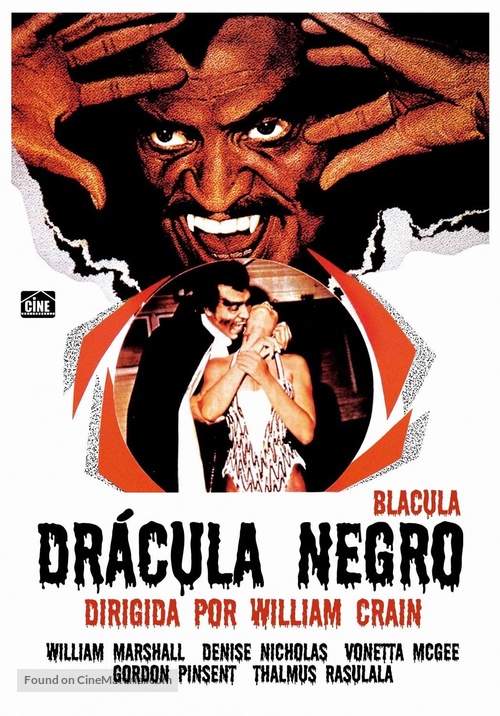 Blacula - Spanish DVD movie cover