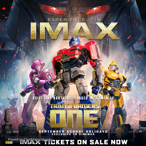 Transformers One - Australian Movie Poster