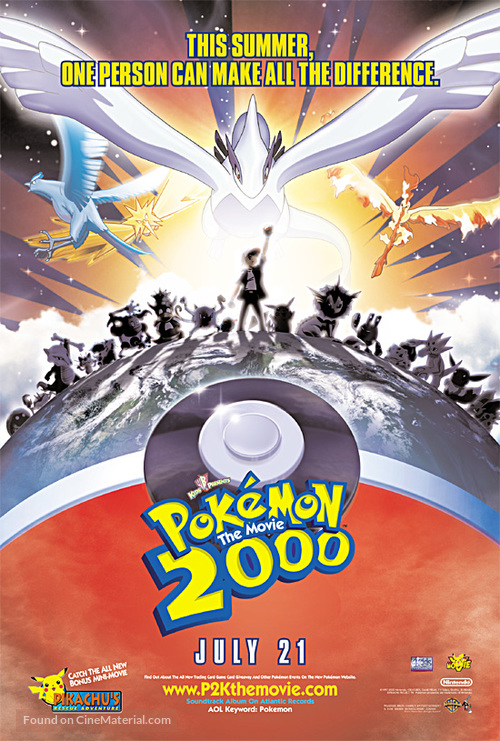 Pok&eacute;mon: The Movie 2000 - Movie Poster