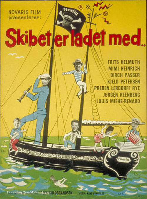 Skibet er ladet med - Danish Movie Poster