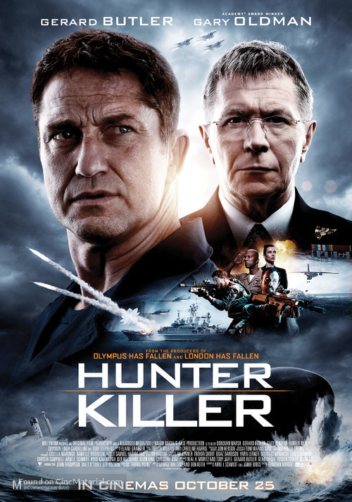 Hunter Killer - New Zealand Movie Poster
