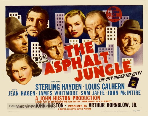 The Asphalt Jungle - Australian Movie Poster