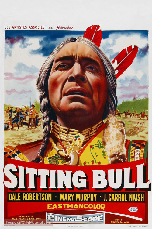 Sitting Bull - Belgian Movie Poster