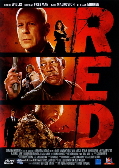 RED - French DVD movie cover
