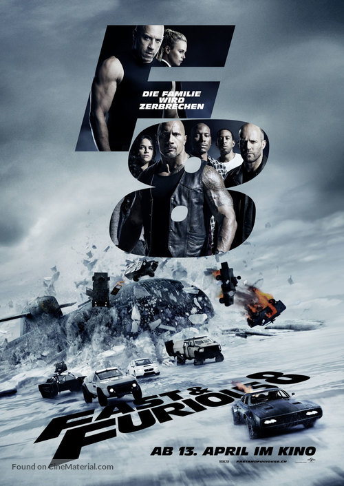 The Fate of the Furious - Swiss Movie Poster