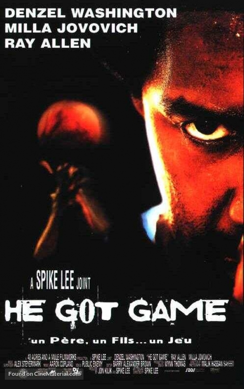 He Got Game - French Movie Poster