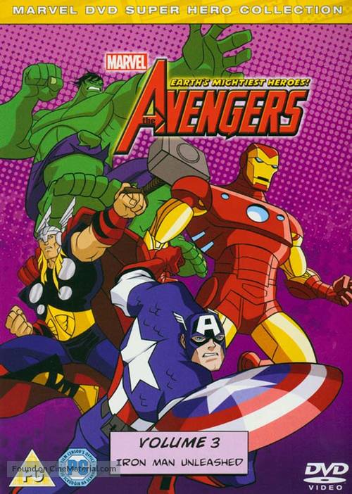 &quot;The Avengers: Earth&#039;s Mightiest Heroes&quot; - British DVD movie cover