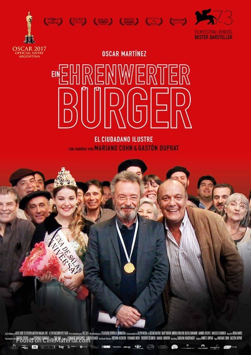 El ciudadano ilustre - Austrian Movie Poster