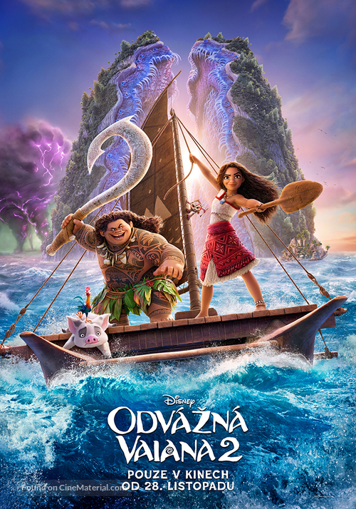 Moana 2 - Czech Movie Poster