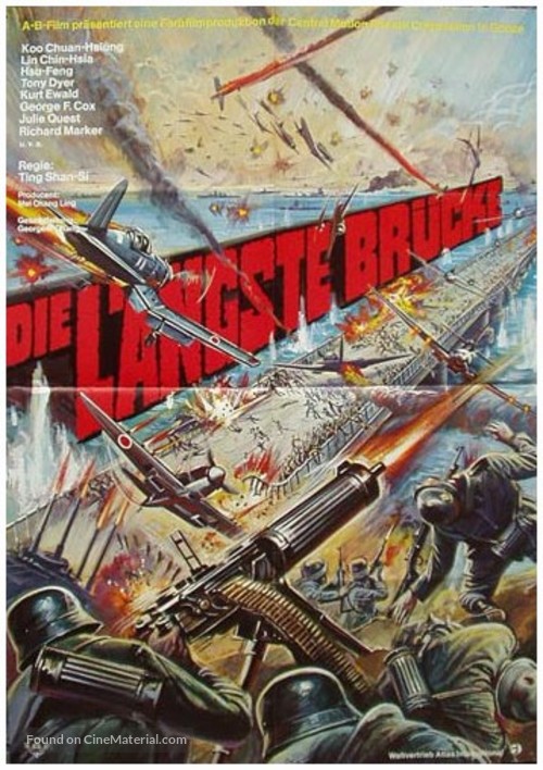 The Longest Bridge - German Movie Poster