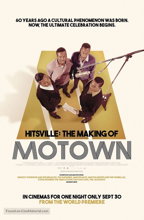 Hitsville: The Making of Motown - British Movie Poster