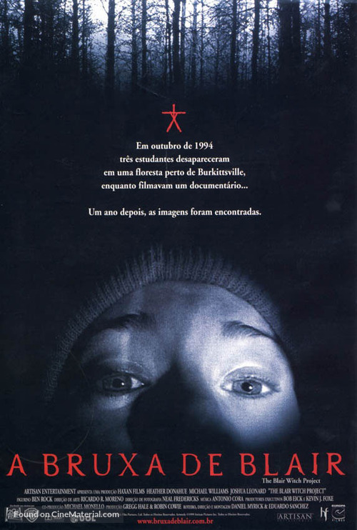 The Blair Witch Project - Brazilian Movie Poster